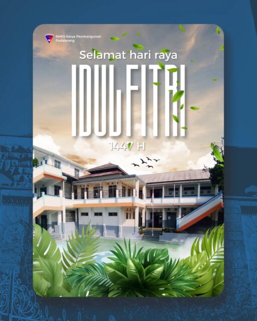 Taqabbalallahu minna wa minkum, shiyamana wa shiyamakum, kulla βamin wa antum bikhoir.
Selamat Idul Fitri untuk kita semua, semoga Allah menjadikan seluruh hari-hari kalian penuh kebahagiaan dan kegembiraan.
#smkskppadalarang
#smkbisa
#bandungbarat