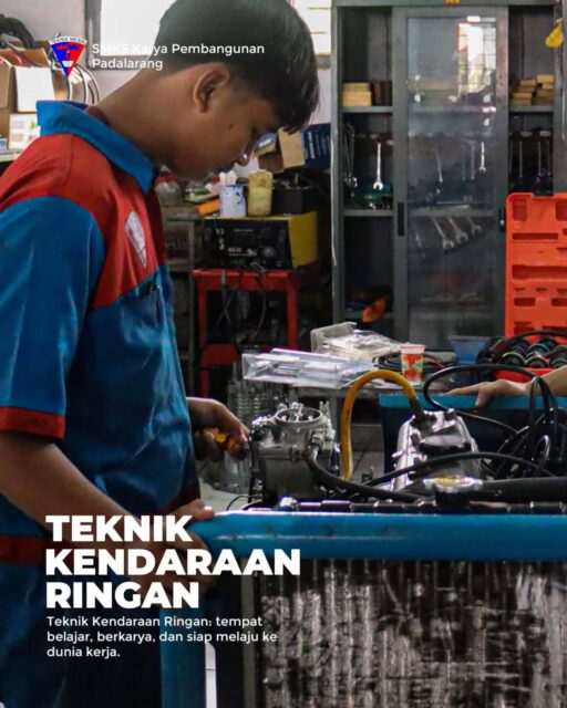 π Teknik Kendaraan Ringan Otomotif
Menguasai dunia otomotif, dari perawatan hingga perbaikan mesin modern.
π‘ Siap kerja
π‘ Siap skill
π‘ Siap bersaing di dunia industri
Tangan boleh kotor oli & besi,
tapi masa depan tetap bersinar β¨
π Yuk gabung dan jadi bagian dari generasi siap kerja!
#SMKHebat #SiapKerja #TKROtomotif #SMKBisa # AnakTeknik